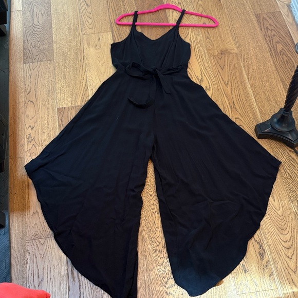 MSK Pants - MSK Black Wide-Leg Jumpsuit